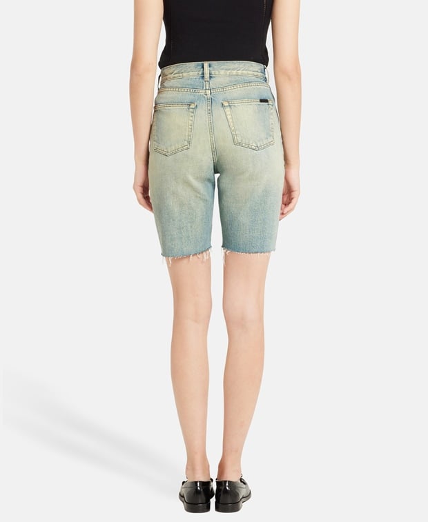 Saint Laurent Denim shorts Light Blue
