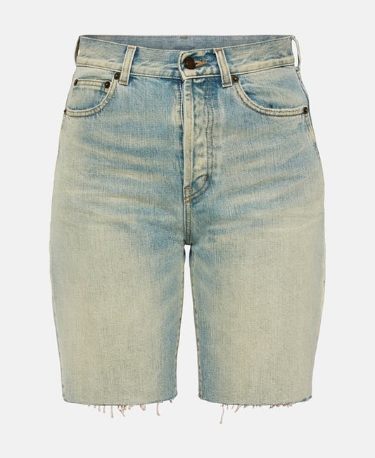 Saint Laurent Denim shorts Light Blue