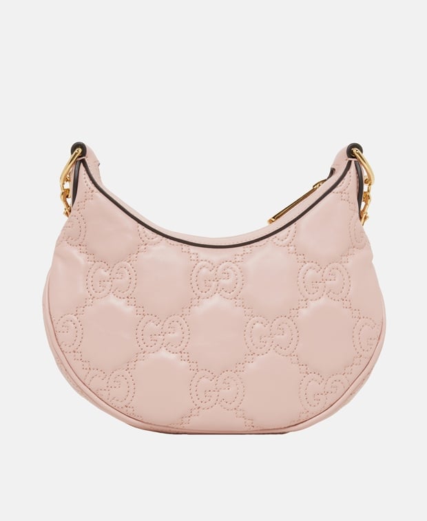 Gucci Lion Leather shoulder bag Antique Pink