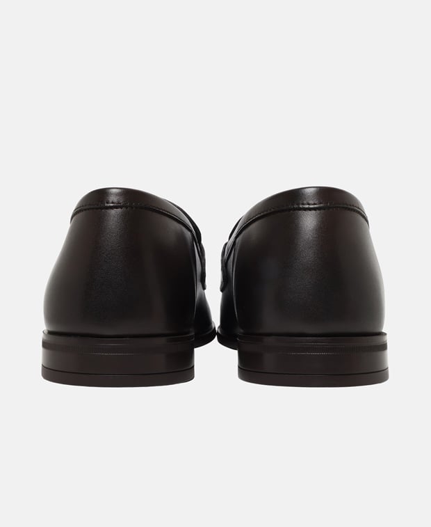 Stuart Weitzman Simon Twistbit Loafers Dark Brown