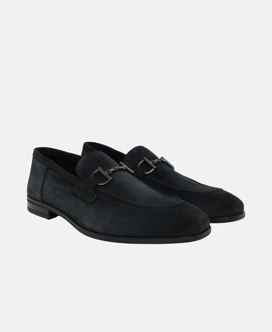 Stuart Weitzman Simon Twistbit Loafers Black