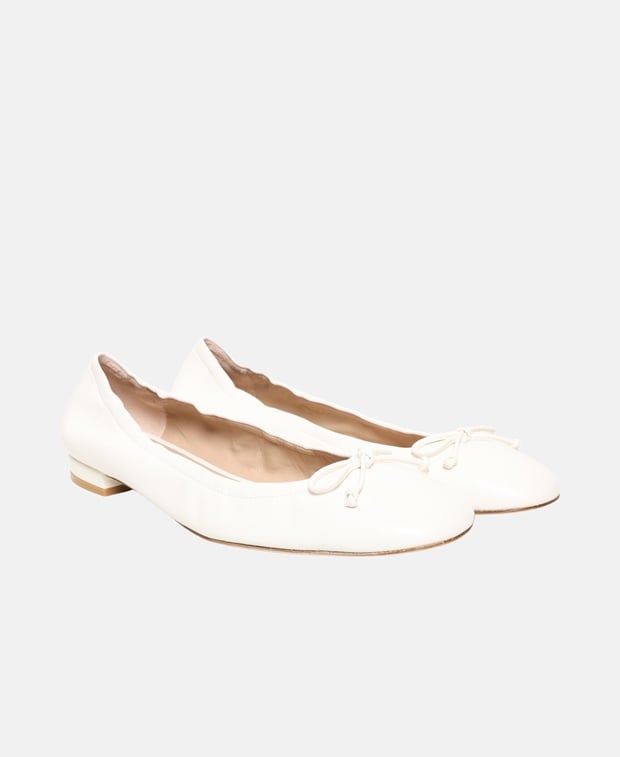 Stuart Weitzman Bria Ballet flats Ecru