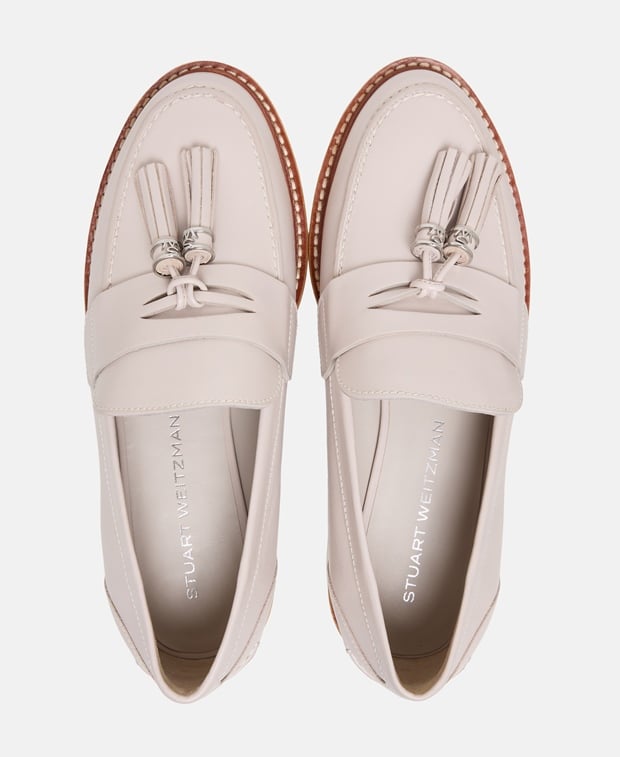 Stuart Weitzman Parker Loafers Off-white