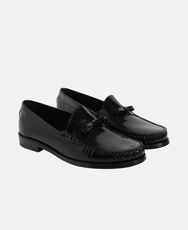 Stuart Weitzman Lottie Loafers Black