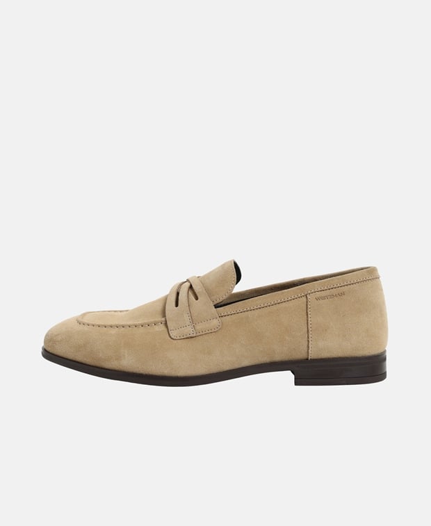 Stuart Weitzman SIMON CRISSCROSS LFE Loafers Beige