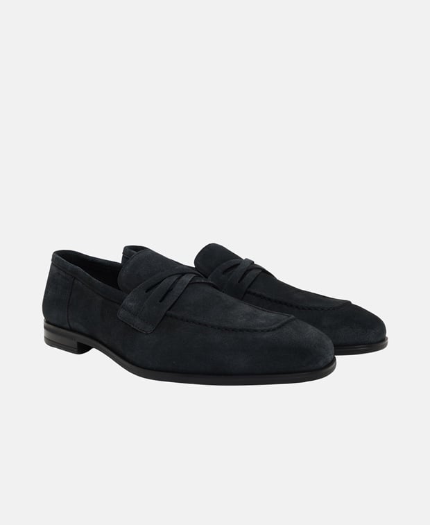 Stuart Weitzman SIMON CRISSCROSS LFE Loafers Black