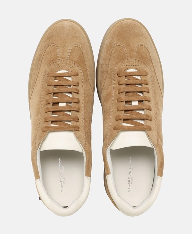 Stuart Weitzman Banner Sneakers Tan