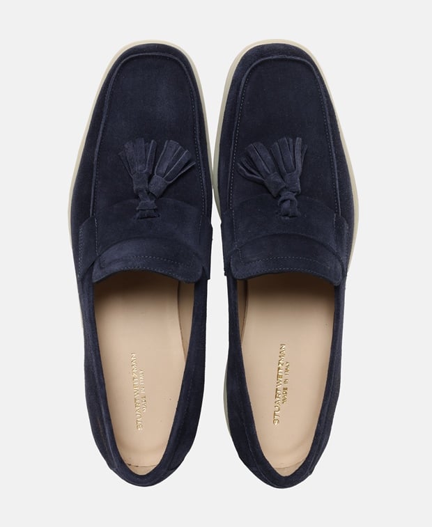 Stuart Weitzman Brett Loafers Dark Blue