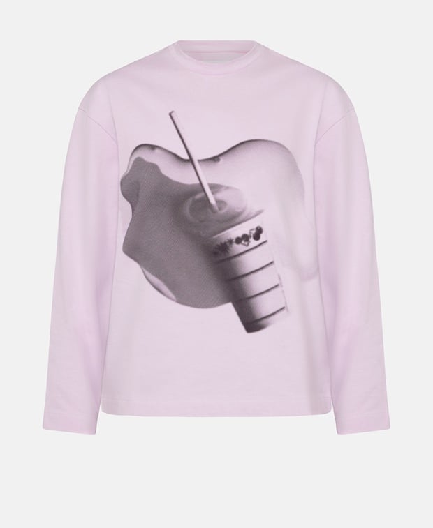 Jil Sander Long-sleeved top Lilac