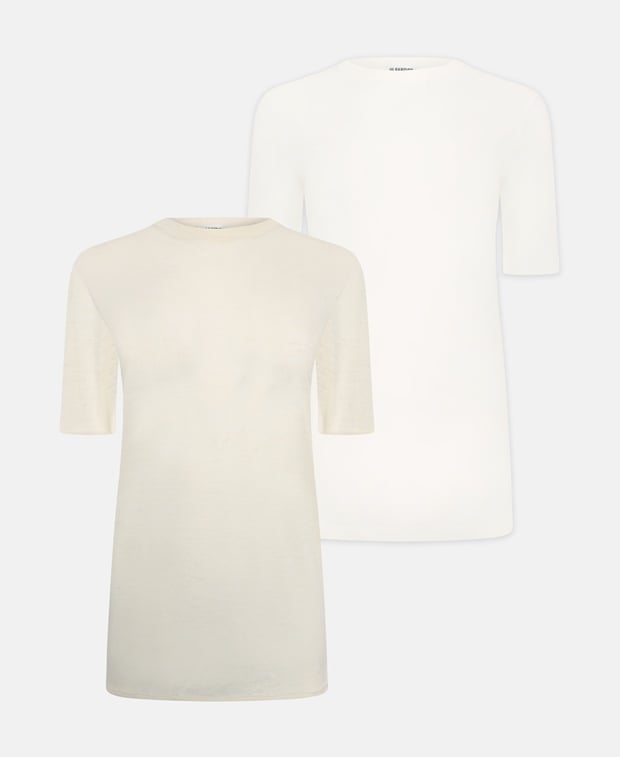 Jil Sander T-shirts, pack of 2 White