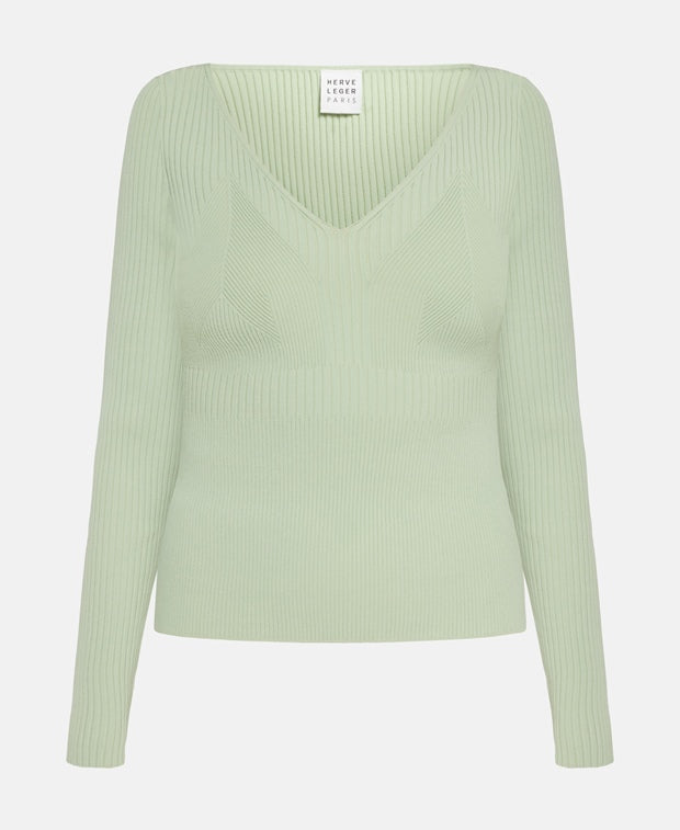 HervÃ© LÃ©ger Paris Long-sleeved jumper