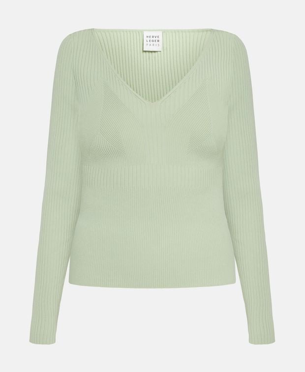 Hervé Léger Paris Long-sleeved jumper