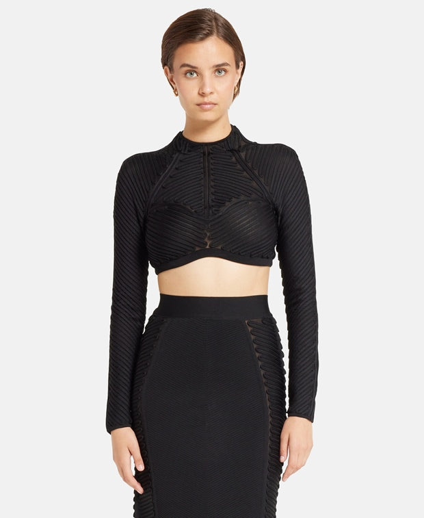 Hervé Léger Paris Long-sleeved top