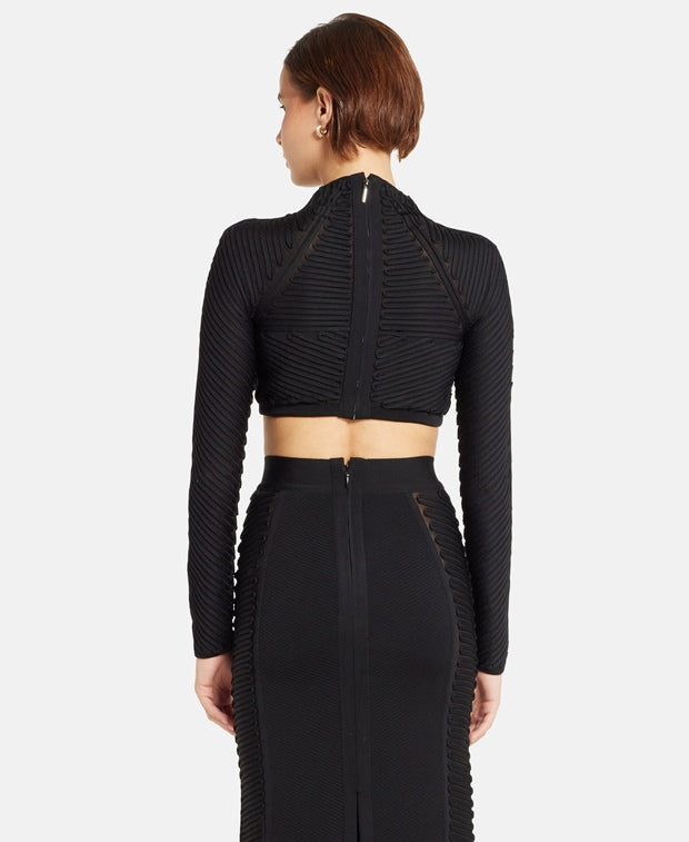 Hervé Léger Paris Long-sleeved top