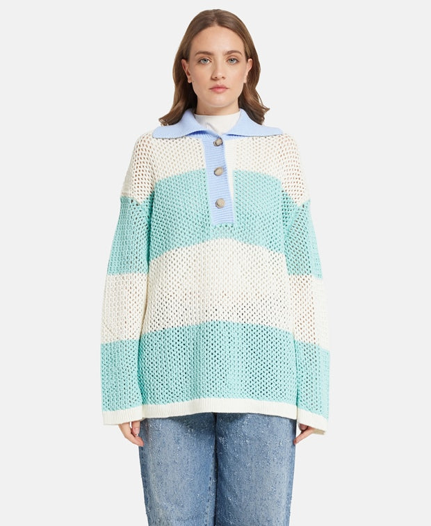 Halfboy Long-sleeved polo shirt