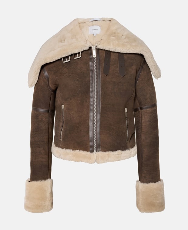 Halfboy Leather jacket Dun