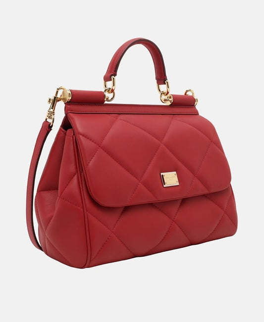 Dolce & Gabbana Sicily Leather handbag Red
