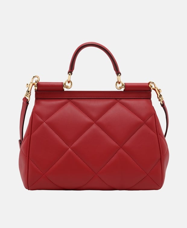Dolce & Gabbana Sicily Leather handbag Red