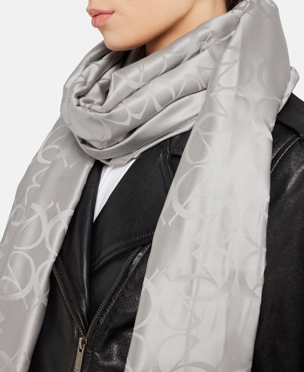 Elie Saab Silk scarf Off-white