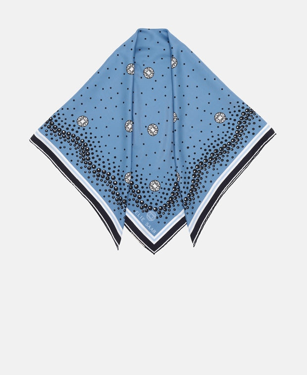 Elie Saab Silk square scarf