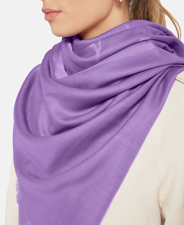 Elie Saab Square scarf Lilac