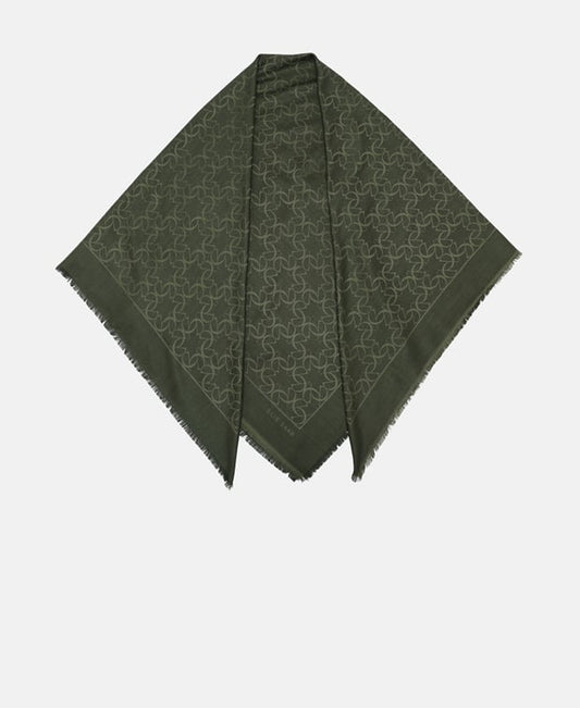 Elie Saab Square scarf Dark Green