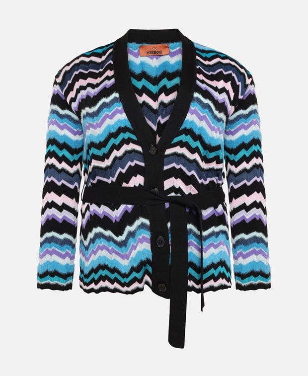 Missoni Cardigan Azure Blue