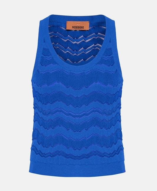 Missoni Knitted top Blue