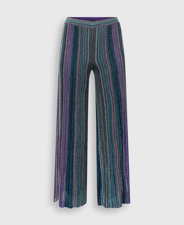 Missoni Knitted trousers Petrol