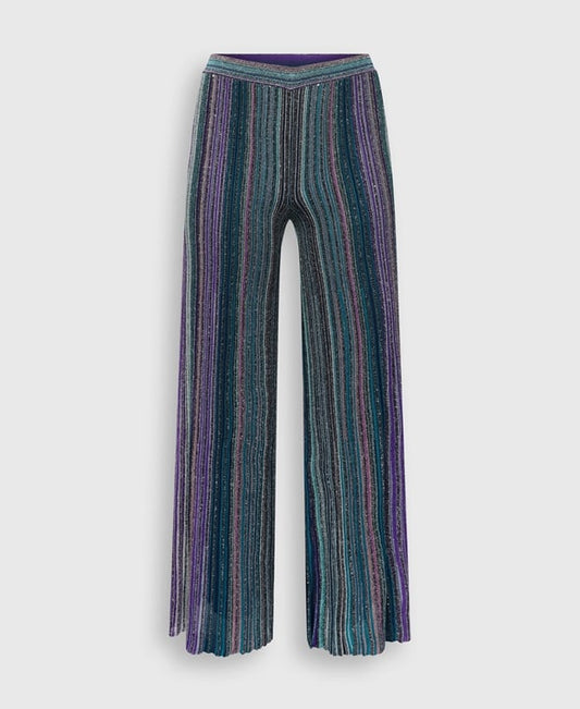 Missoni Knitted trousers Petrol