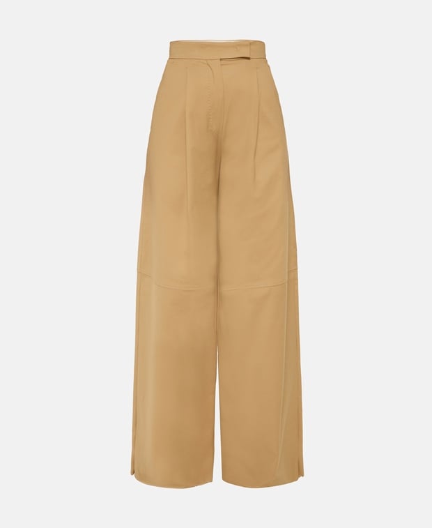 Max Mara Wide-leg trousers Beige