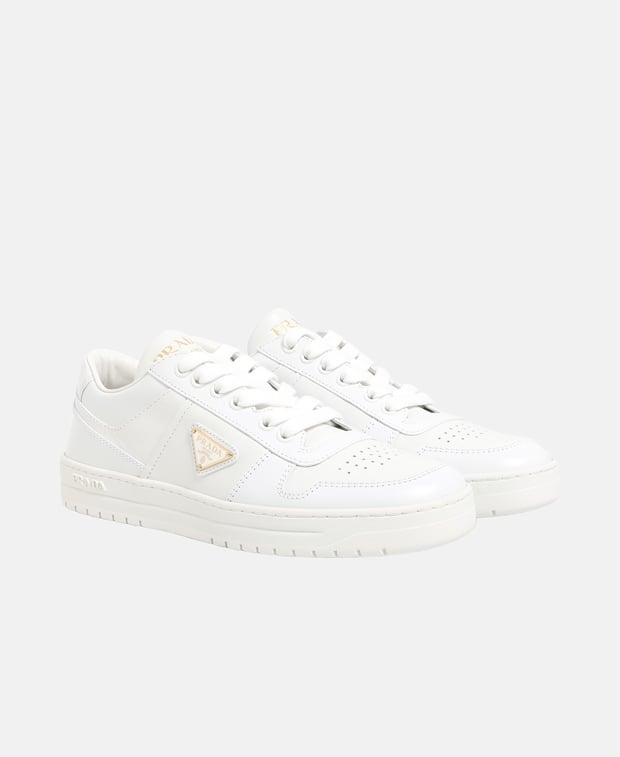 Prada Vitello Rois 10 Sneakers White