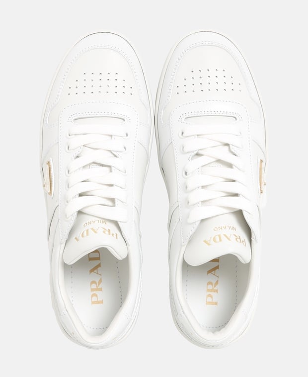 Prada Vitello Rois 10 Sneakers White