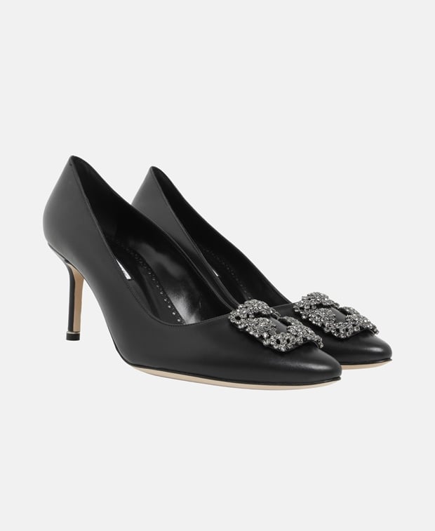 Manolo Blahnik Hangisi Pumps Black