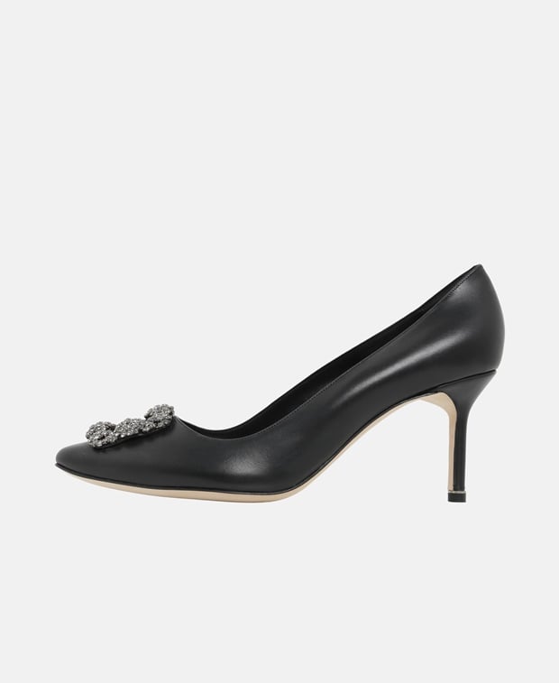 Manolo Blahnik Hangisi Pumps Black