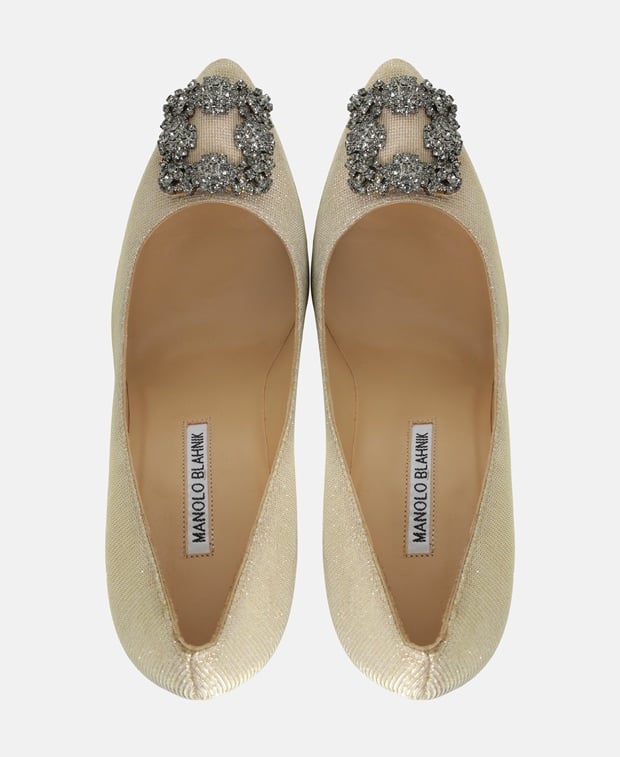 Manolo Blahnik Hangisi_Fmc Pumps Gold