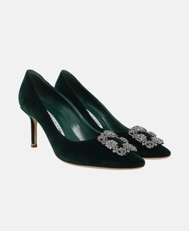 Manolo Blahnik Hangisi_Fmc Pumps Khaki