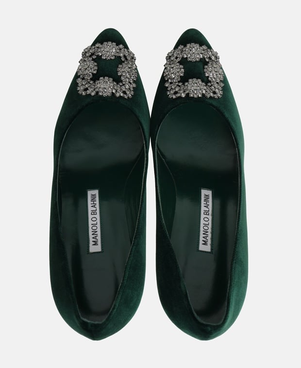 Manolo Blahnik Hangisi_Fmc Pumps Khaki
