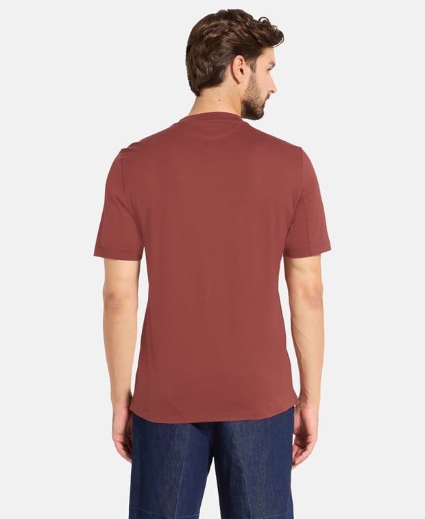 Brunello Cucinelli Crew neck t-shirt Light Red