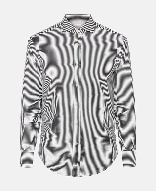 Brunello Cucinelli Long-sleeved shirt - slim fit