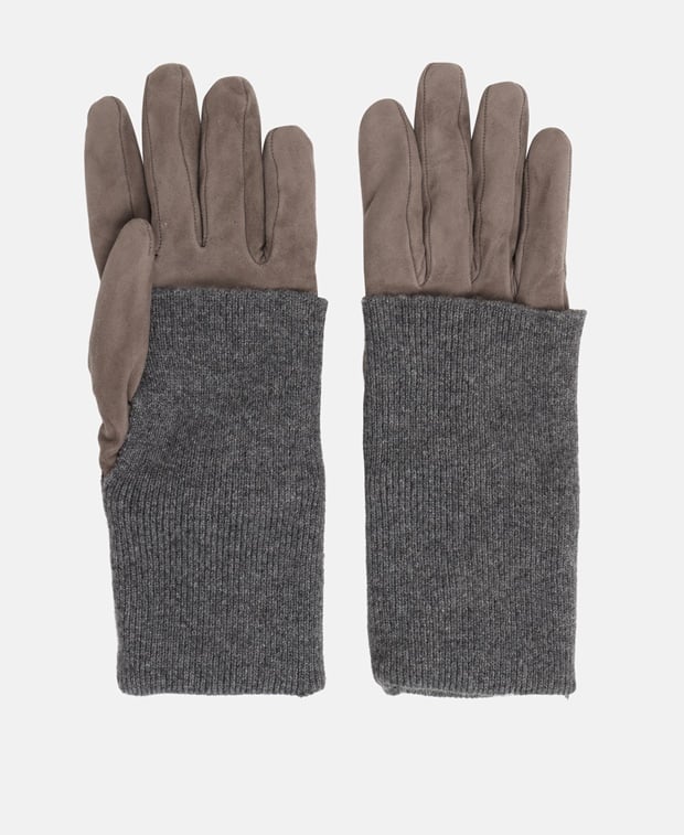 Brunello Cucinelli Cashmere gloves Taupe