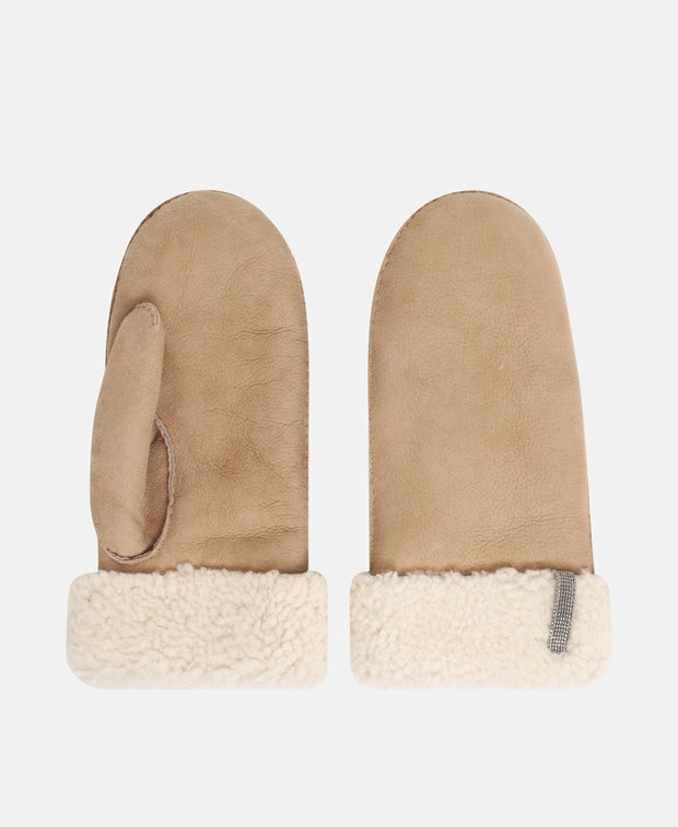 Brunello Cucinelli Leather mits