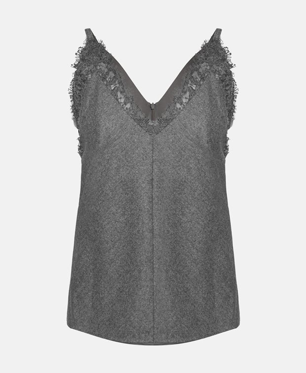 Brunello Cucinelli Sleeveless top Dark Grey