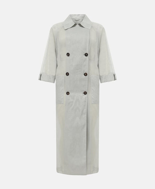 Brunello Cucinelli Trench coat Light Grey