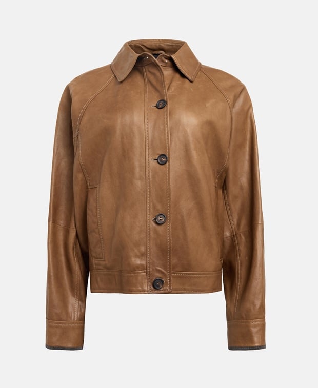 Brunello Cucinelli Leather jacket