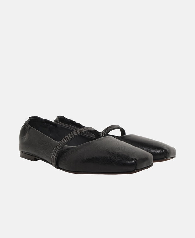 Brunello Cucinelli Ballerina flat with straps