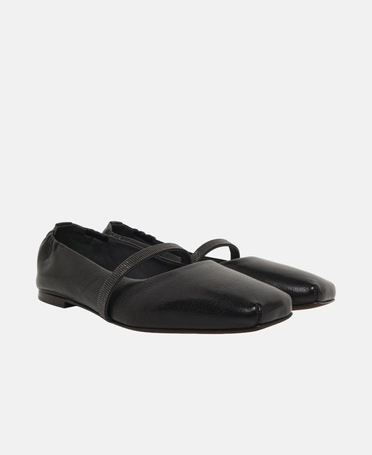 Brunello Cucinelli Ballerina flat with straps