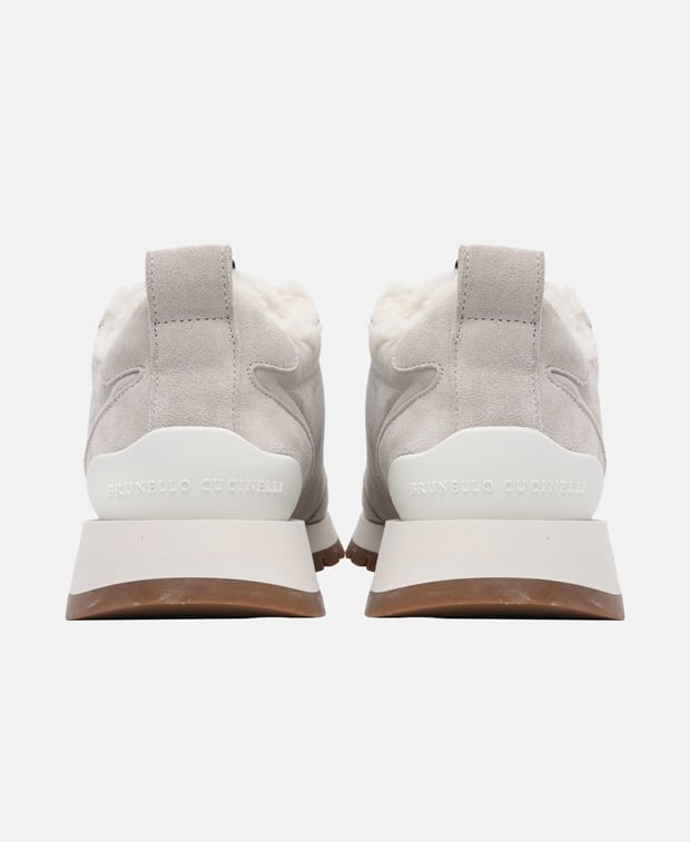 Brunello Cucinelli Slip-on sneakers Ecru