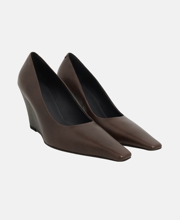 Brunello Cucinelli Wedge pumps Coffee