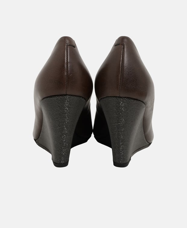 Brunello Cucinelli Wedge pumps Coffee